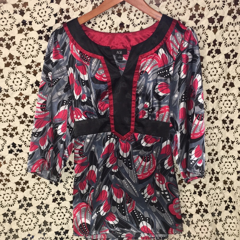 Satiny blouse